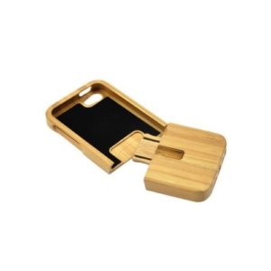 Hand Carved Cross Wood Phone Case